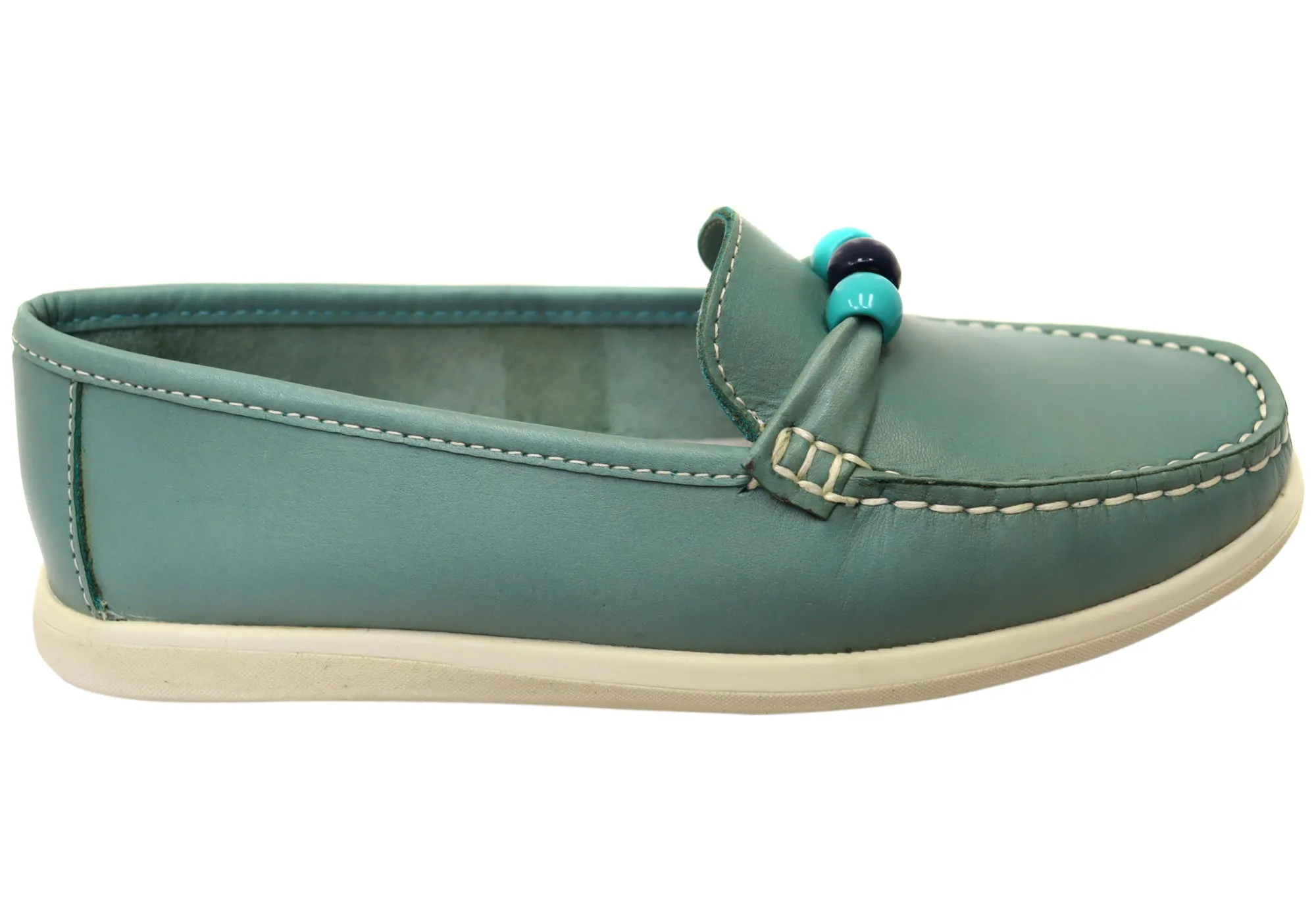 Andacco Shuttle Womens Comfortable Leather Loafers Made In Brazil Cactus Cool Breathable City Adventure