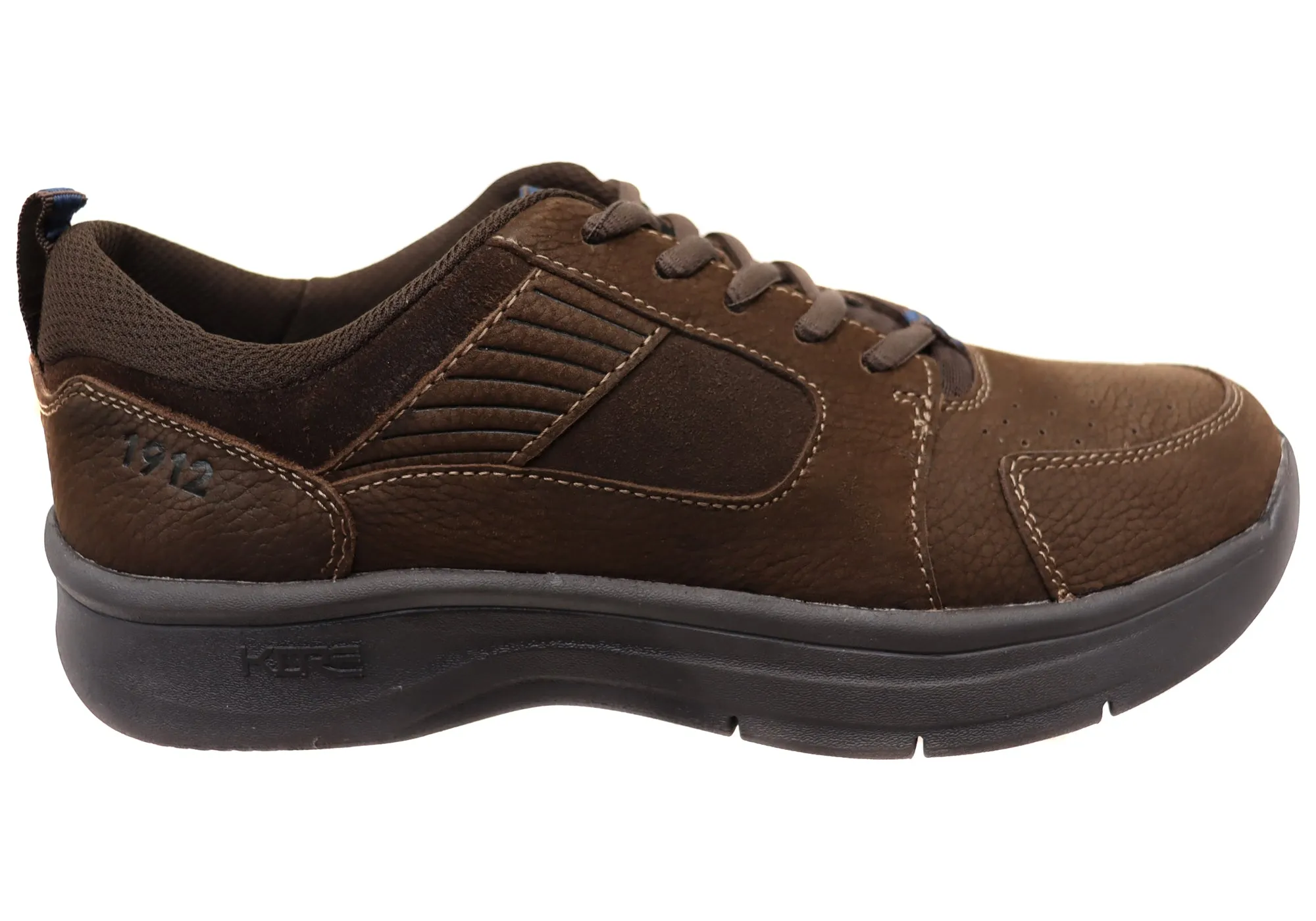 Earth Tone Fashion Accent Nunn Bush By Florsheim Mens Mac Mocc Ox EE Extra Wide Leather Shoes