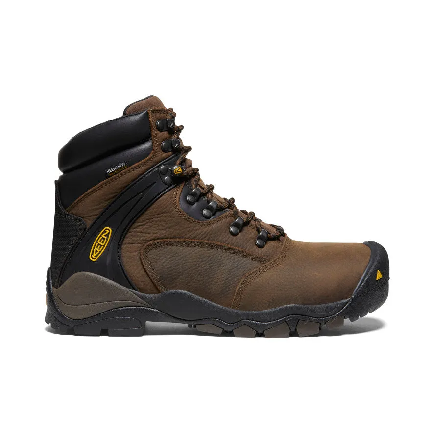 Men's Louisville 6" Waterproof Boot (Steel Toe)  |  Cascade Brown Slip Resistant Mountain Hike
