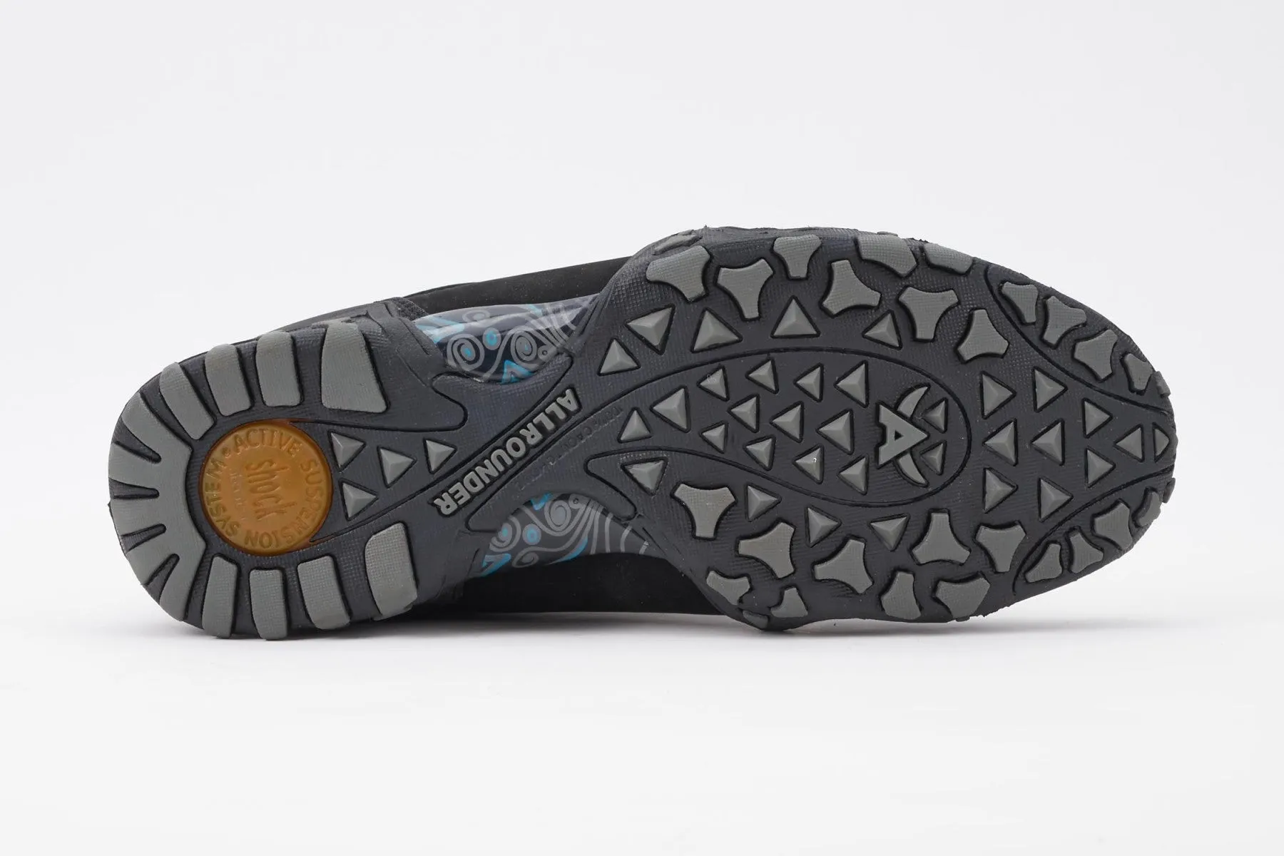 Fina Tex - Black Suede / Black Nubuck Work Adjustable