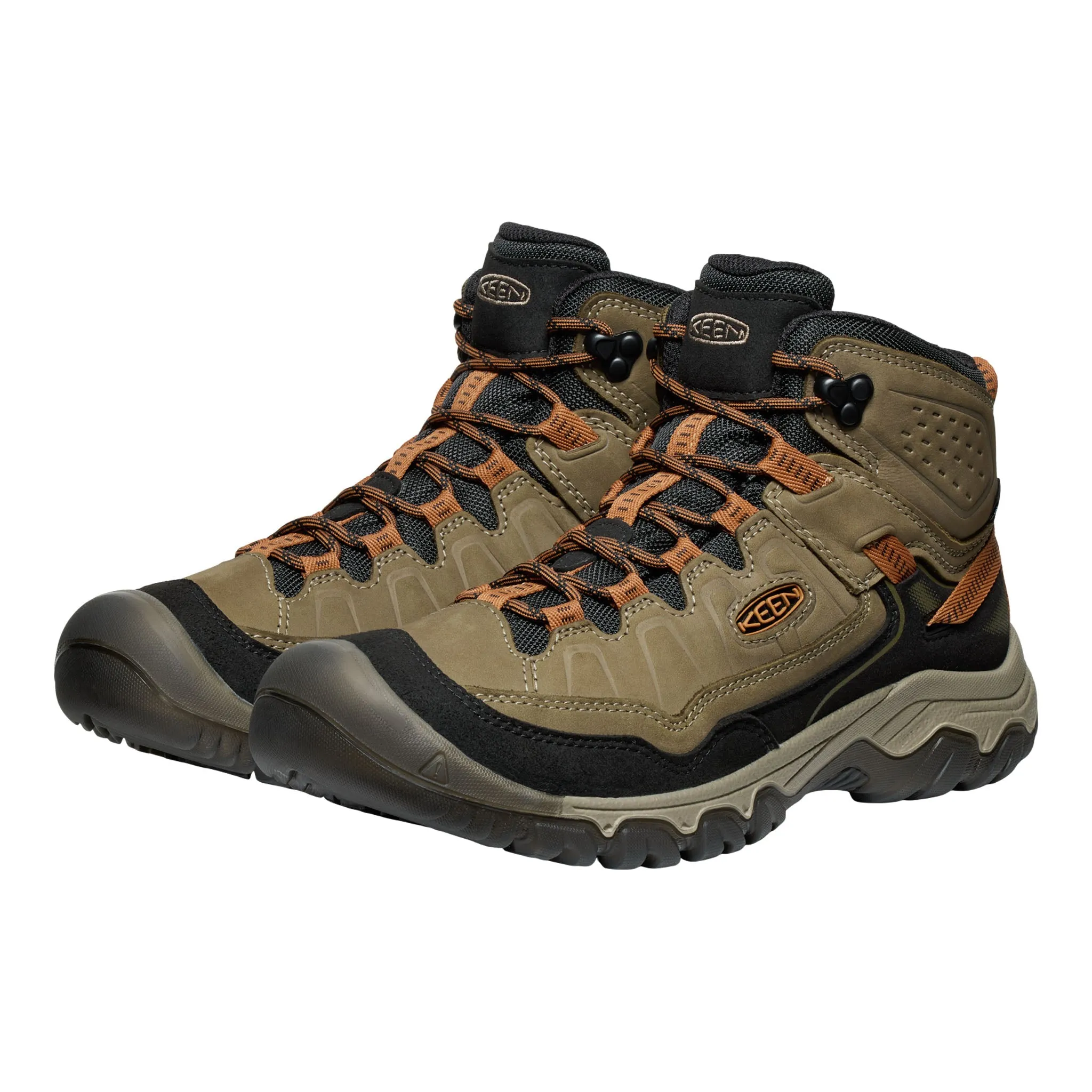 Men's Targhee IV Waterproof Hiking Boot Sea Turtle/Roasted Pecan Toe Protection forest walk