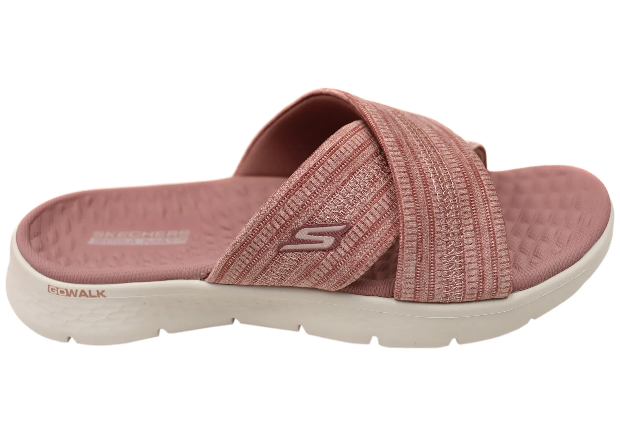 Road grip Skechers Womens GOwalk Flex Sandal Impressed Slides Sandals