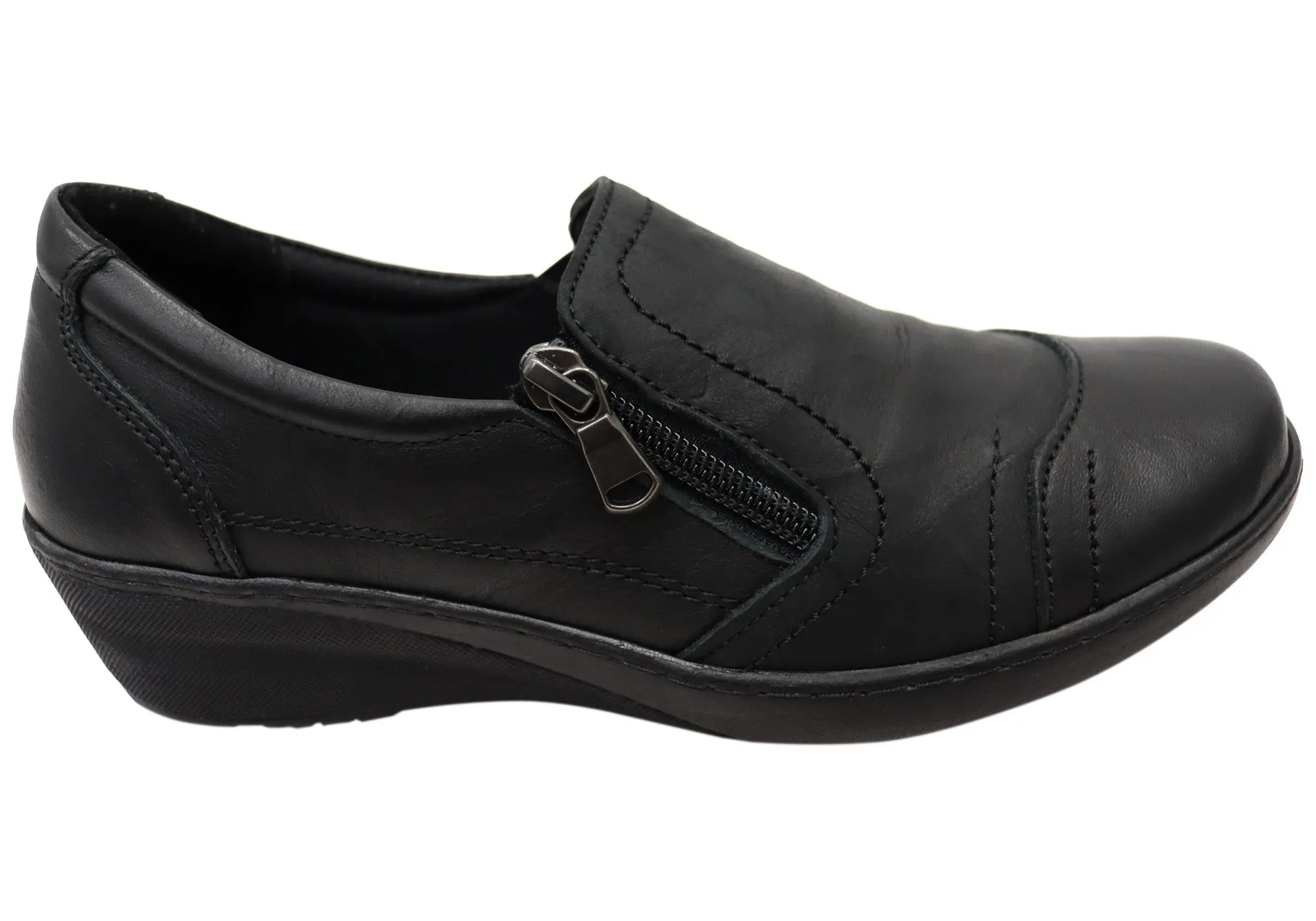 World Step Eco Friendly Office Workers Cabello Comfort CP144-18 Womens Leather Comfortable Shoes