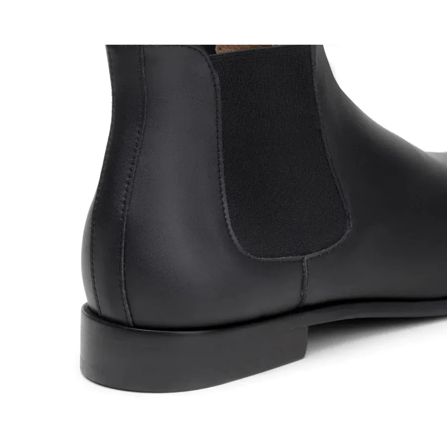 'Sterling' wide-fit (EEE) men's vegan Chelsea by Zette Shoes - black Cold Guard Fast Track