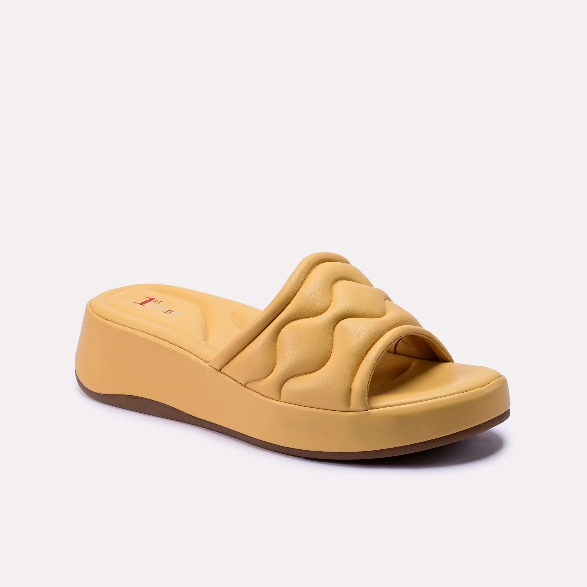 Comfort Fit Chill Walk Sandals Daisy Yellow Casual Slipper 0412281