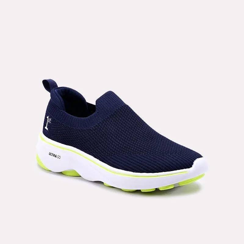Comfort Step Micro Perforation Blue Sneaker Shoes 0440773
