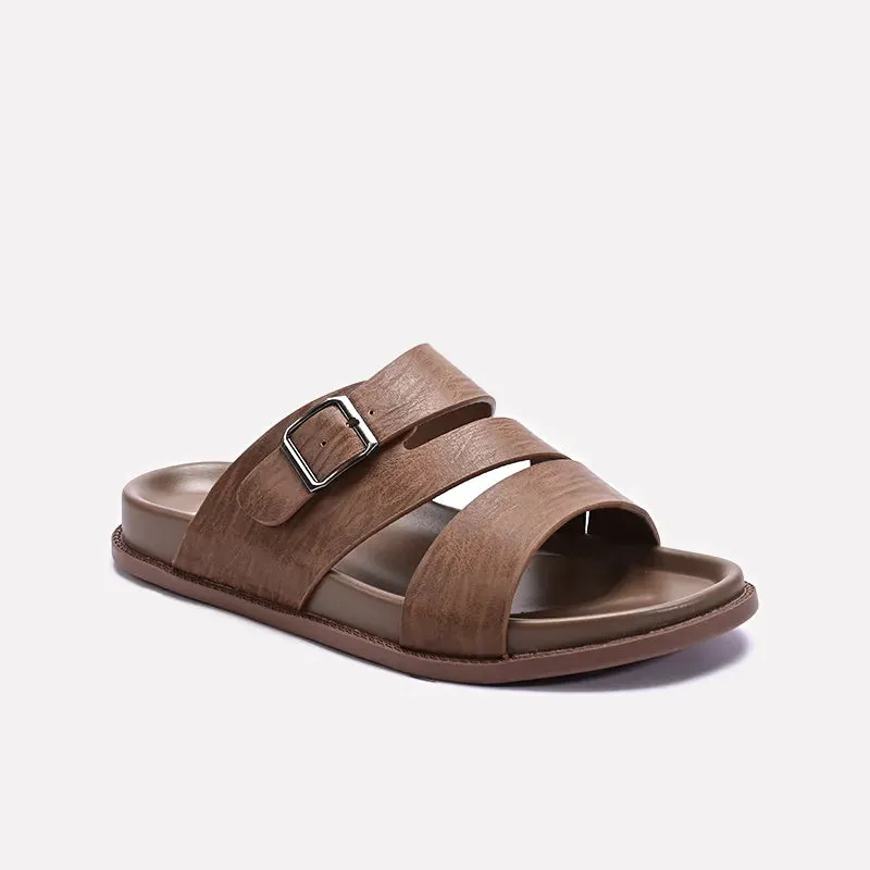 Comfortable Technology Khaki Casual Slippers 0151092