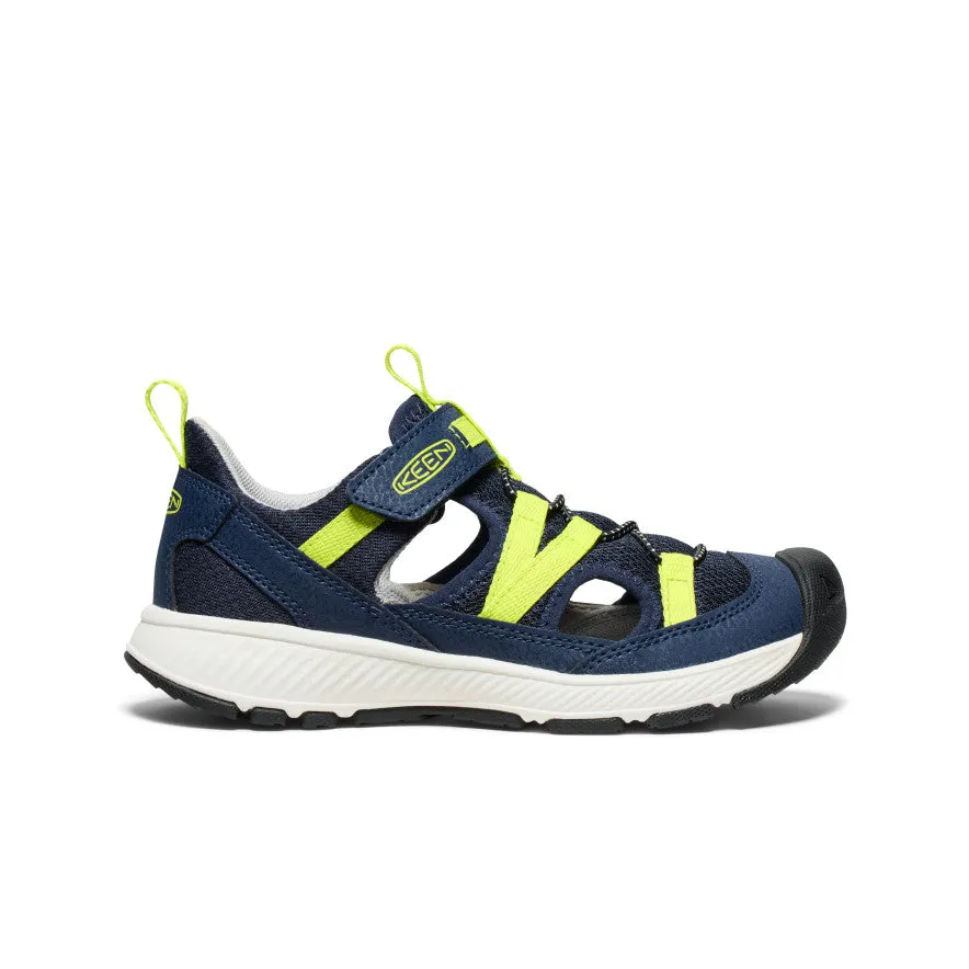 High-Quality Outdoor Shoes Durable Travel Footwear Big Kids' Motozoa Sandal  |  Naval Academy/Evening Primrose