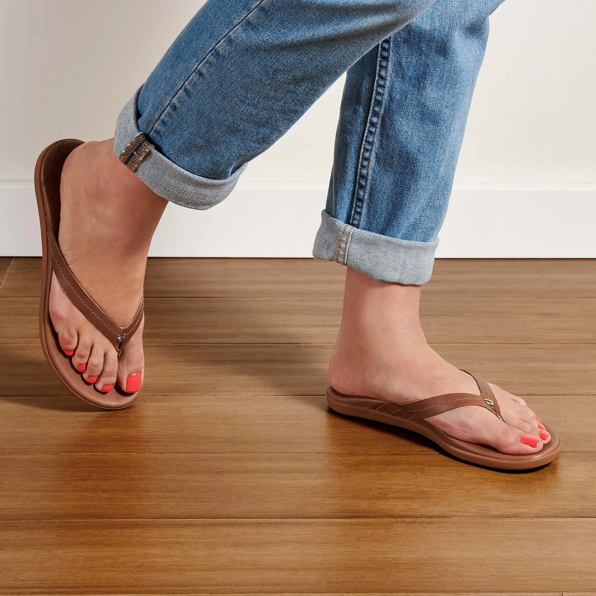 Open Toe Shoes Honu - Tan