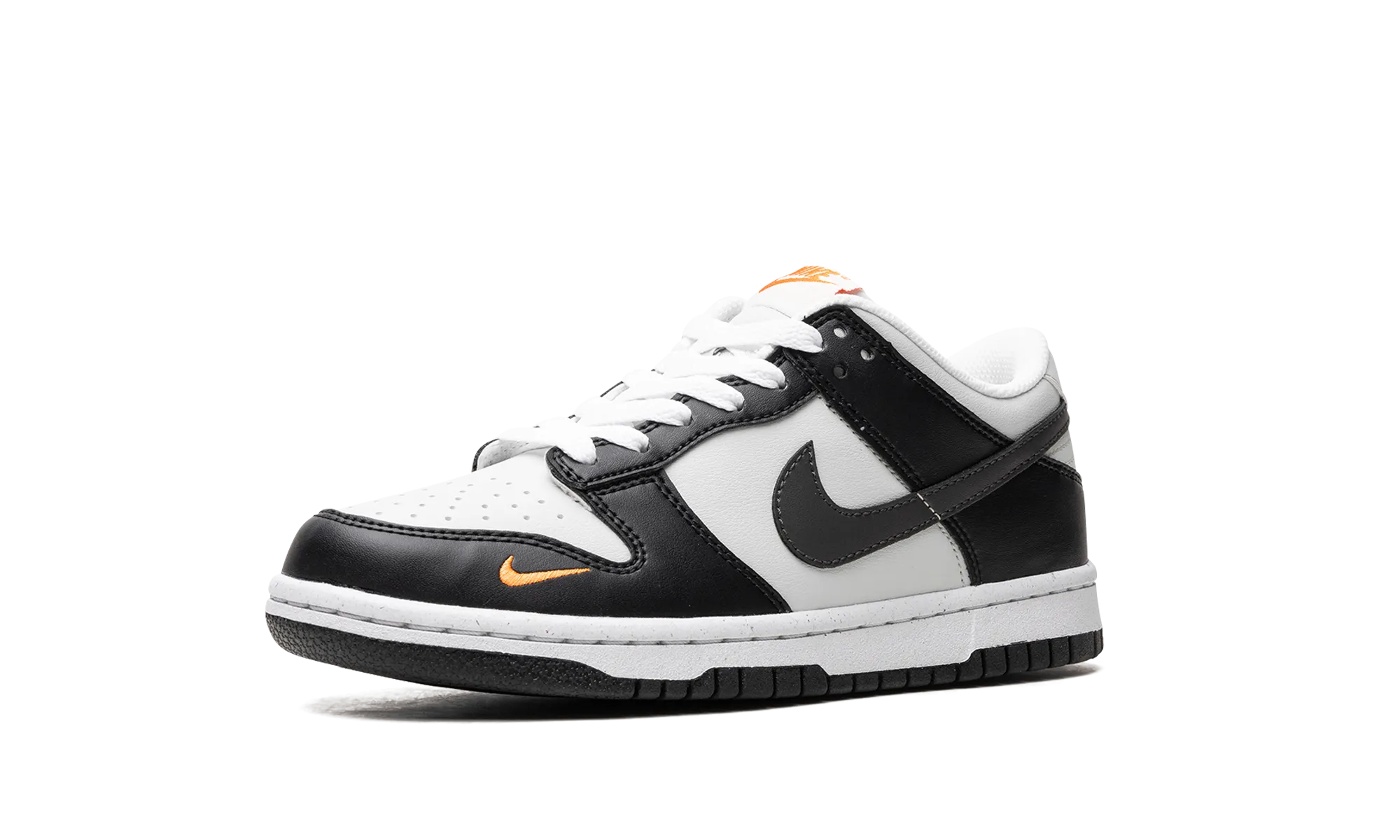 Dunk Low Next Nature GS "Black Bright Mandarin" Anti Skid Athletic Fit