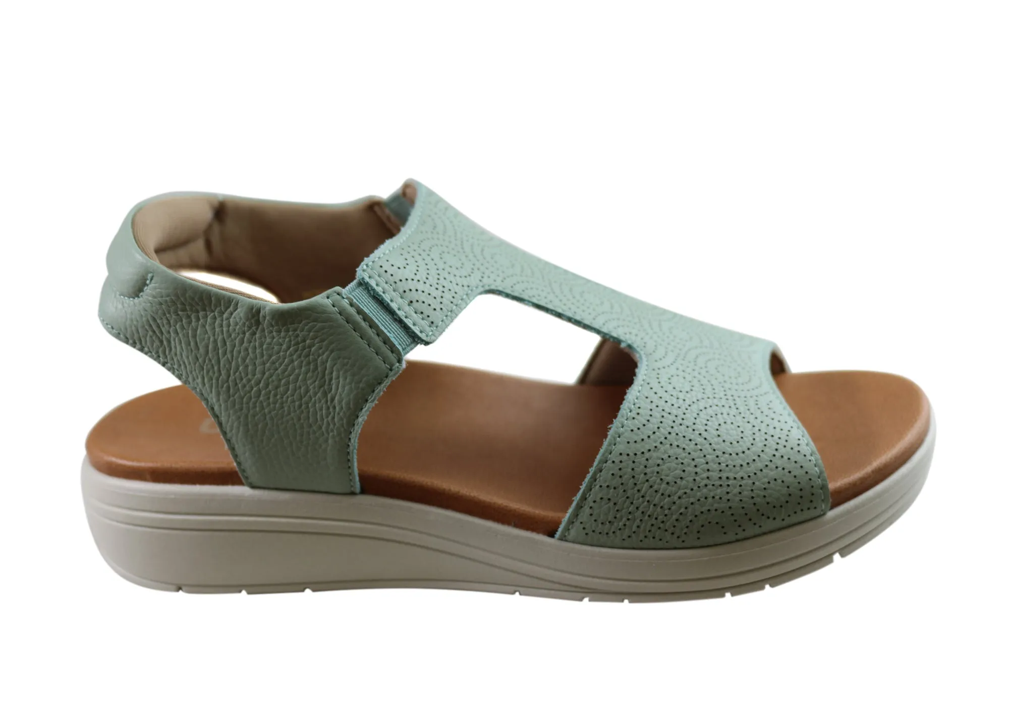 Usaflex Picton Womens Comfortable Leather Sandals Made In Brazil Comfortable Travel Shoes