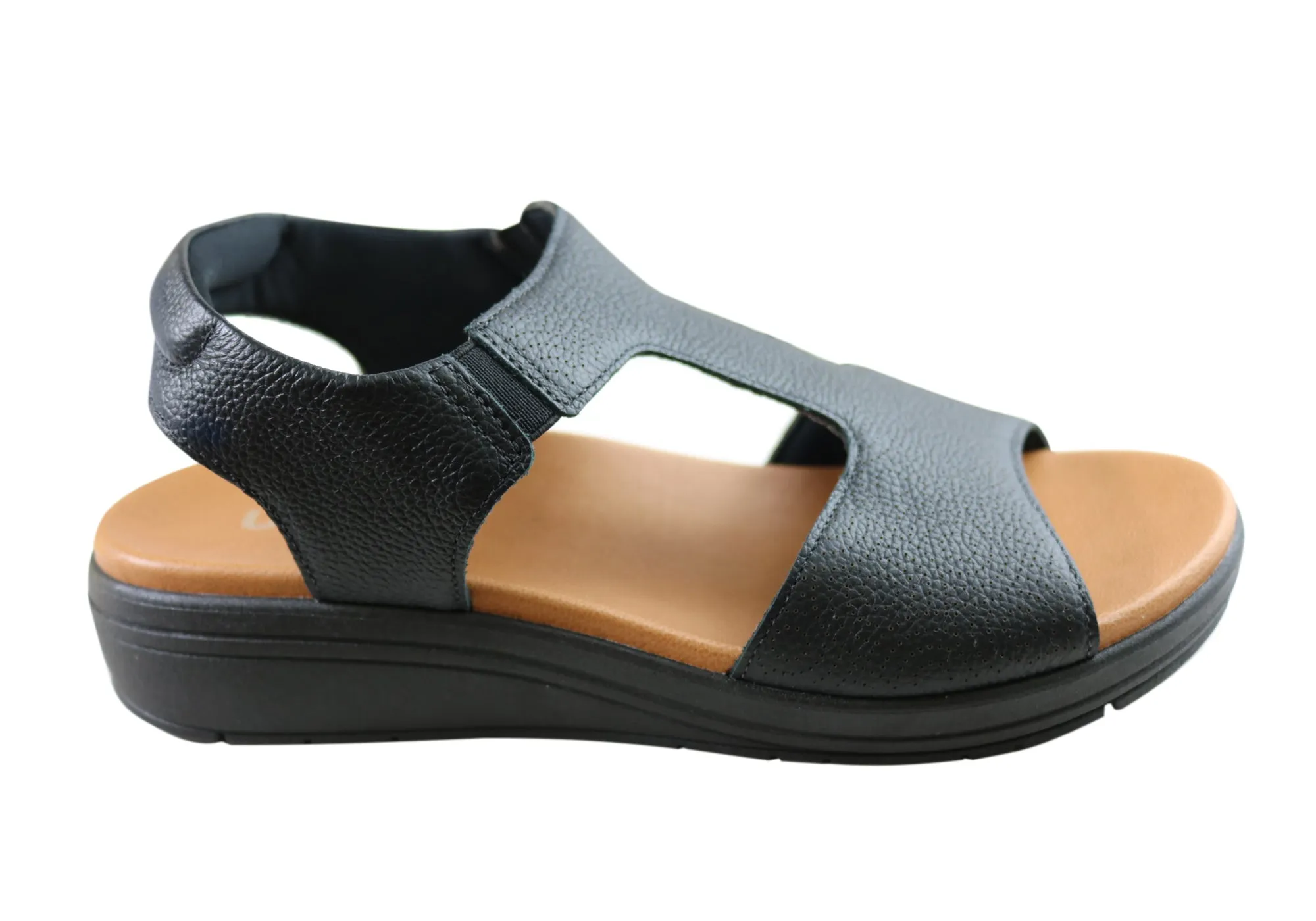 Usaflex Picton Womens Comfortable Leather Sandals Made In Brazil Soft Step
