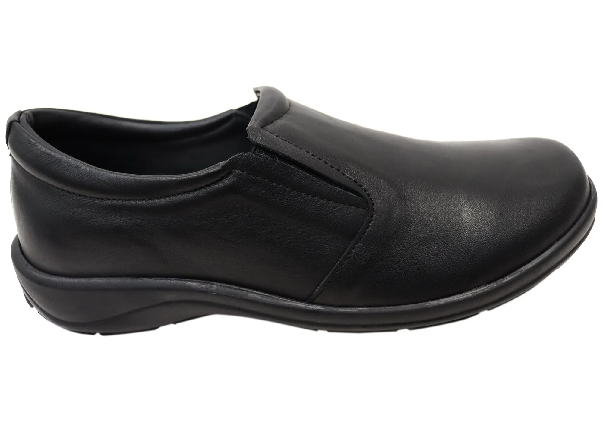 Cabello Comfort Dove Extra Wide Womens Leather Comfortable Shoes Comfort Slope Space Vibe