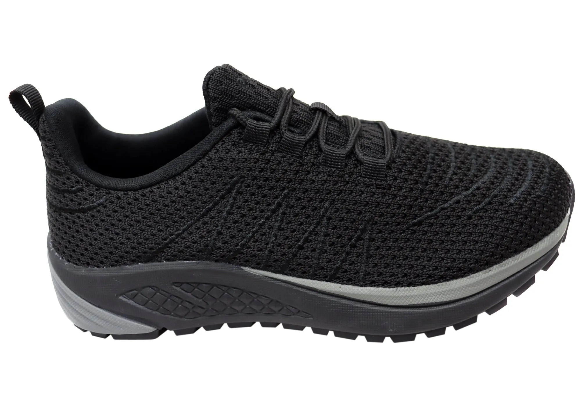 Beach Fun Firm Edge Propet Womens Tour Knit Comfortable Wide Width Lace Up Shoes