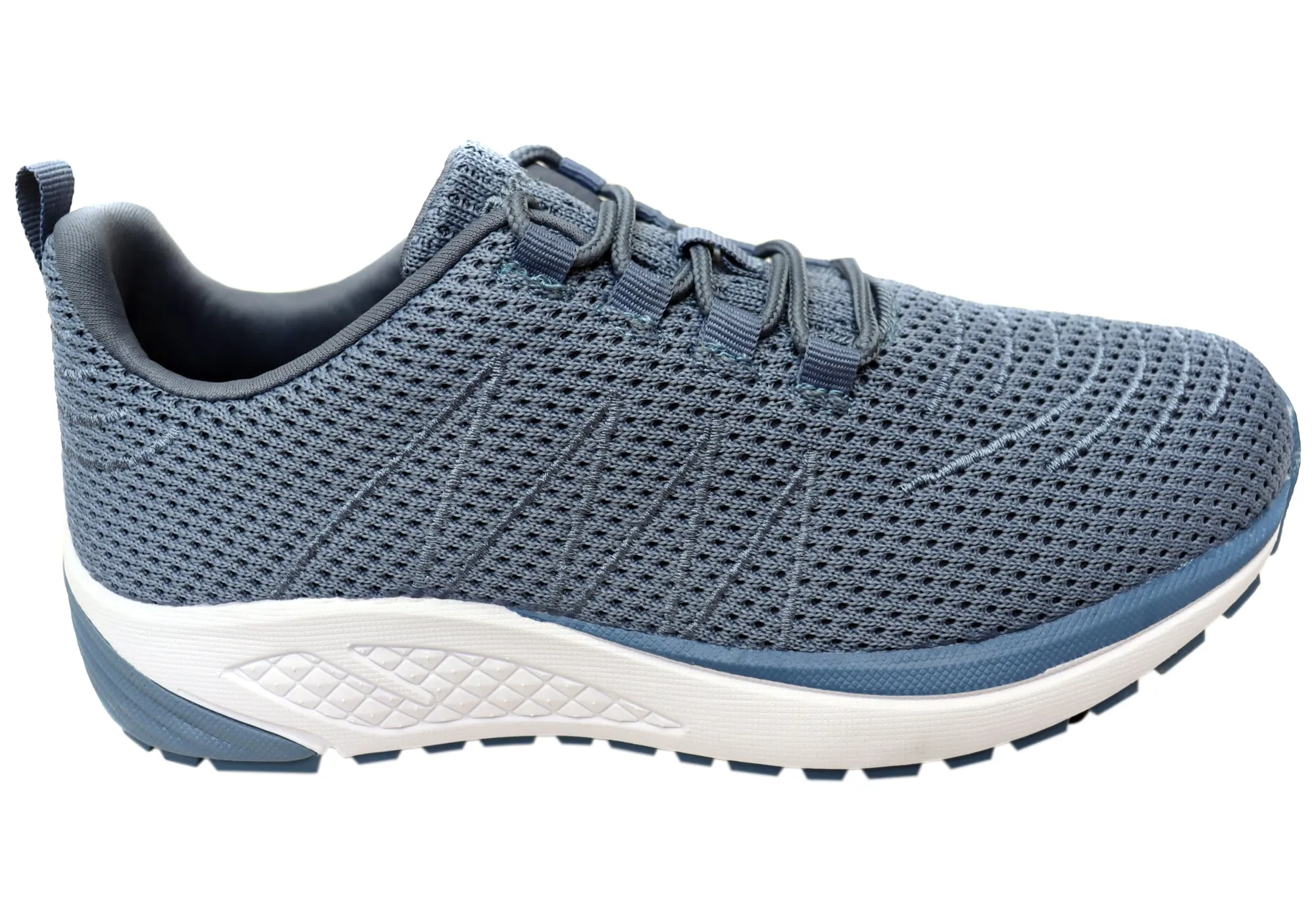 Propet Womens Tour Knit Comfortable Wide Width Lace Up Shoes Game Fit Durable Build Airport Travel