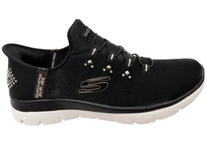 Skechers Womens Slip Ins Summits Shining Diamond Comfortable Shoes Low Profile
