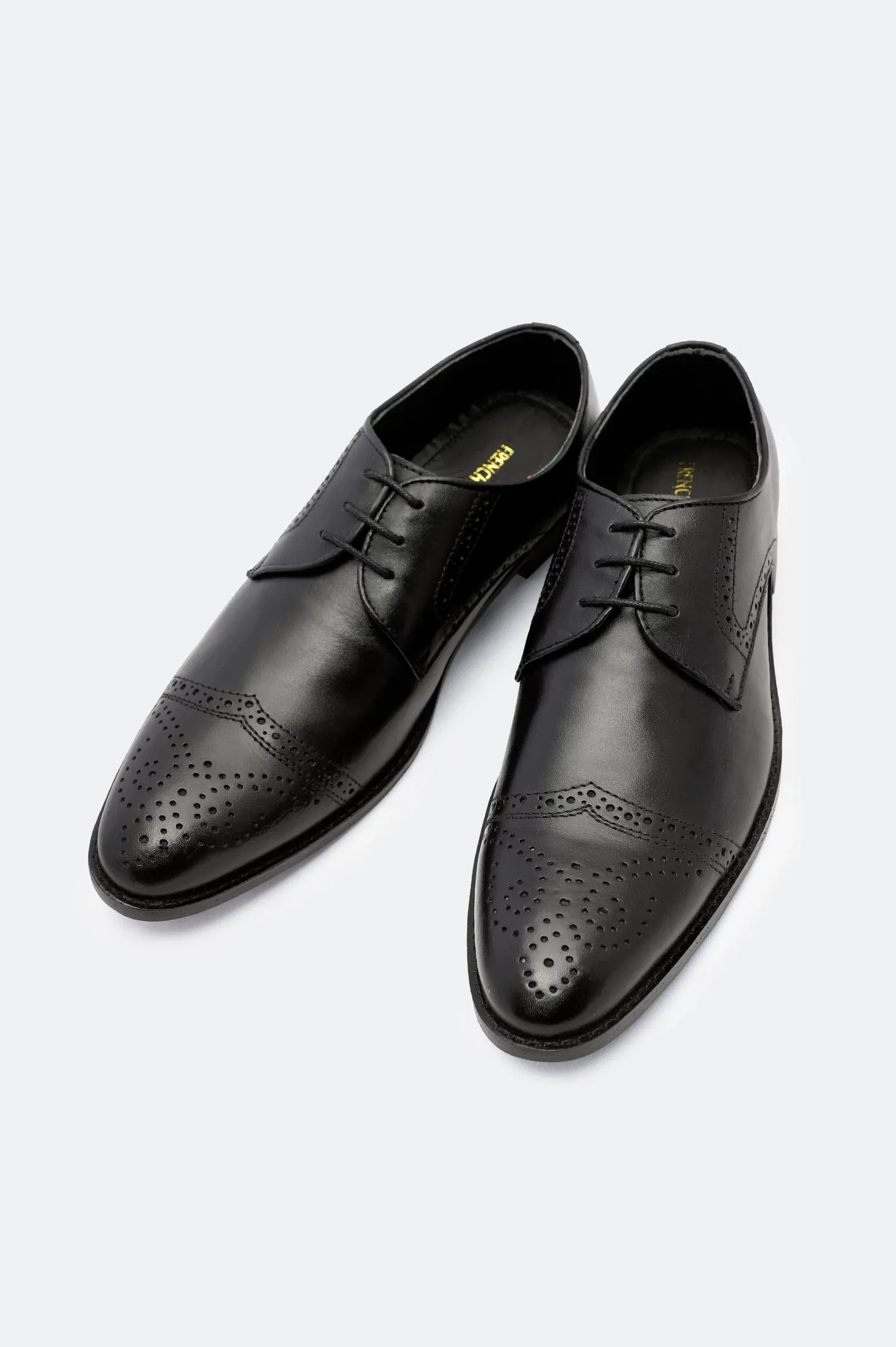 Black Formal Shoes For Men Strong Shade