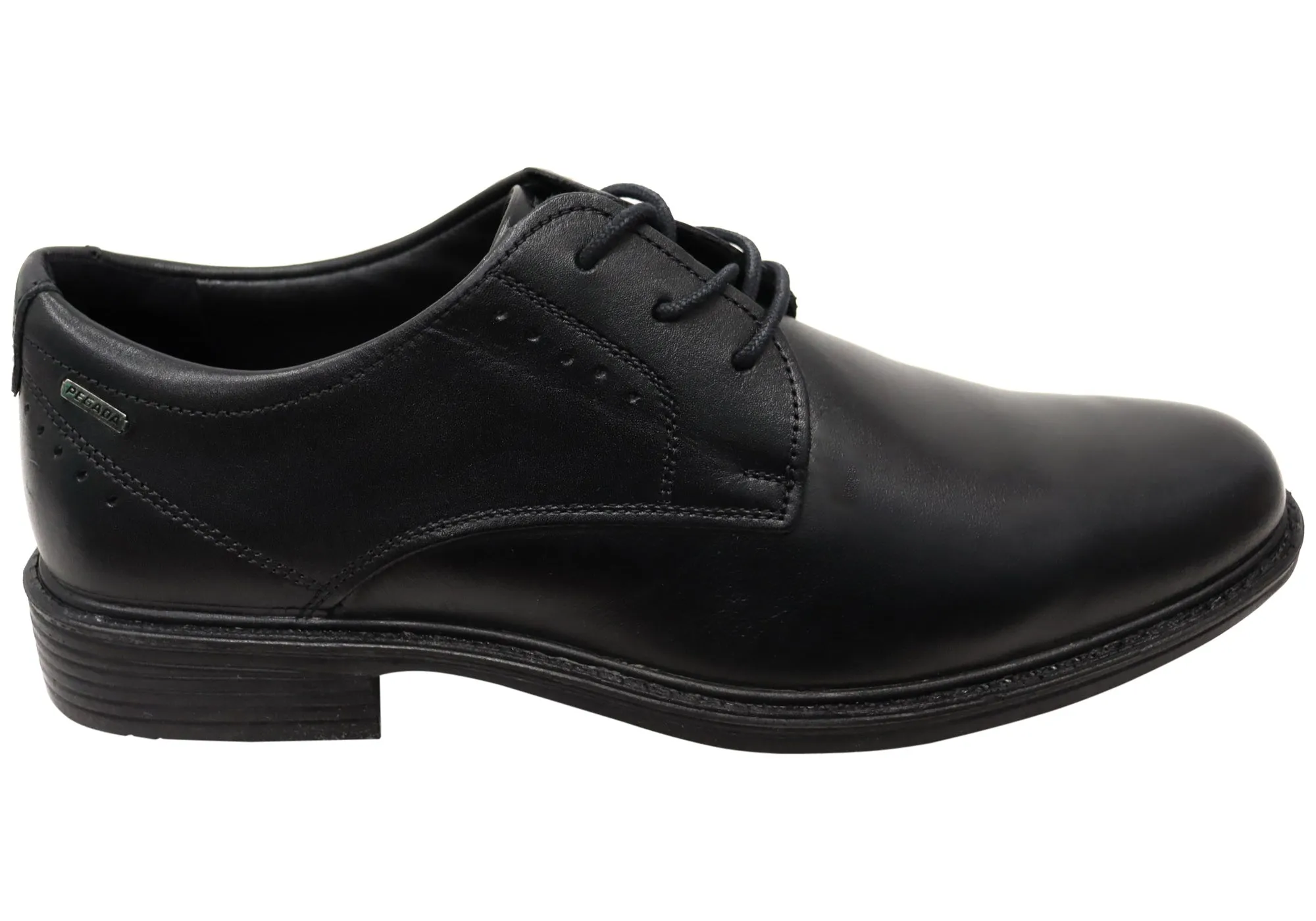 Essential Edge Cushioned Insole Pegada Bruno Mens Comfortable Brazilian Leather Lace Up Dress Shoes