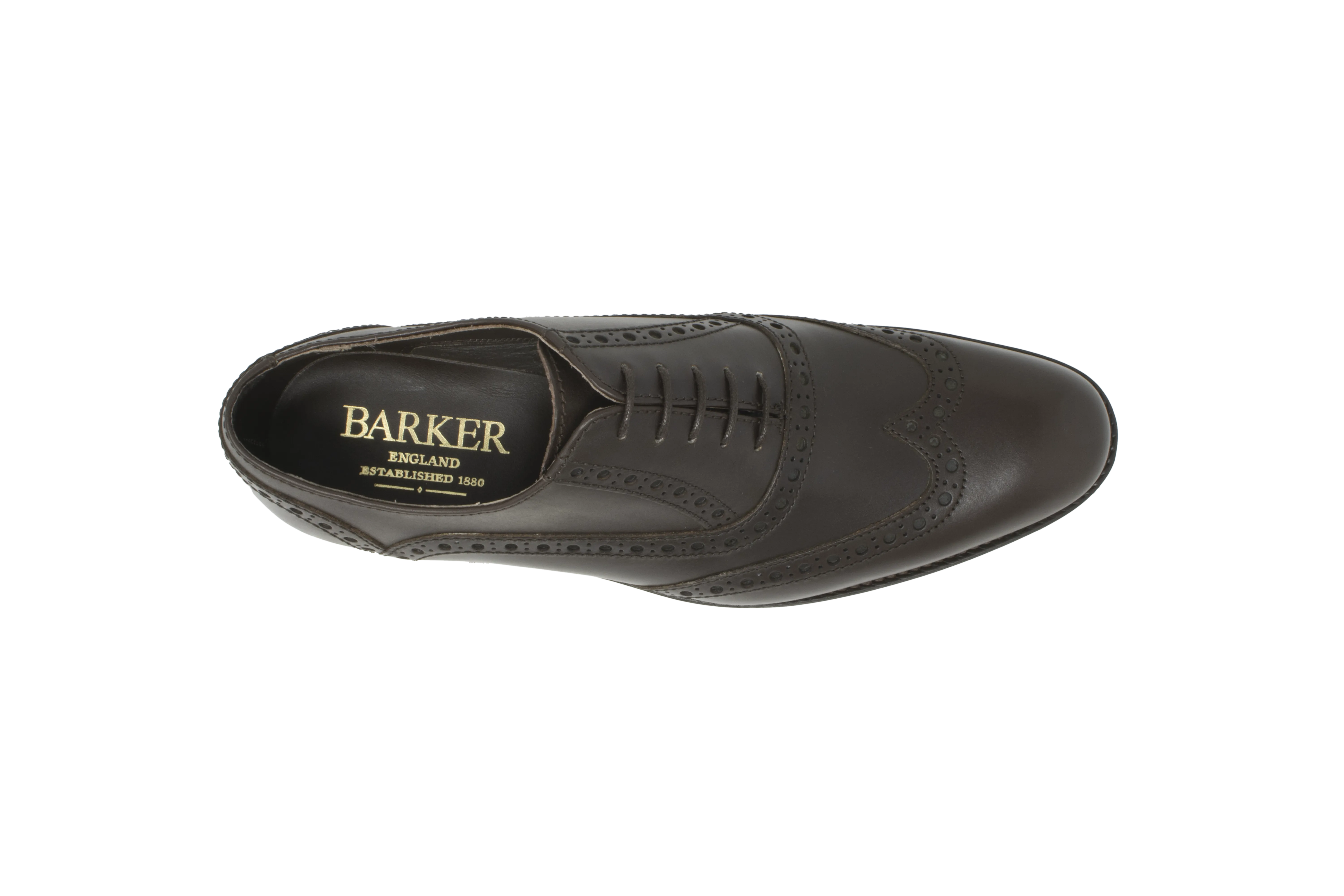 Embossed Patterns Grant - Dark Brown Calf