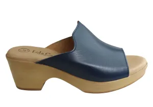 Low Heel Daily Casual Lola Canales Trinity Womens Spanish Comfortable Leather Slide Sandals