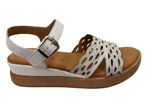 Sandal Care Leather Upper Orizonte Malinar Womens Comfortable European Leather Wedge Sandals