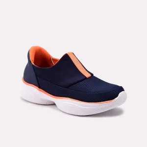 Slip   On Style Adaptive Cushioning Tech Womens Navy Blue Sneakers 0440854