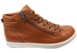 Cabello Comfort Urban Womens Comfortable Leather European Ankle Boots Abrasion   Resistant
