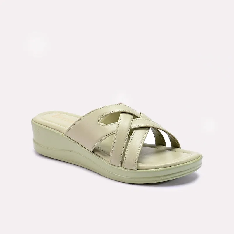 Green Comfy Casual Slippers 0412419 Cozy Travel Fit