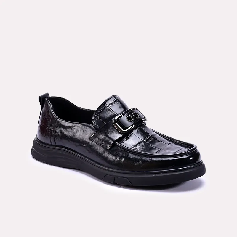 Block Walk Step Friendly Casual Shoes Black 0160499