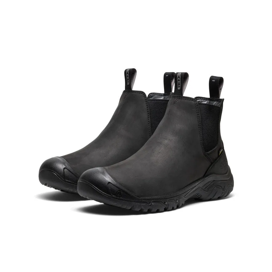 synthetic leather Weekend Wear Men's Anchorage IV Waterproof Boot  |  Black/Black