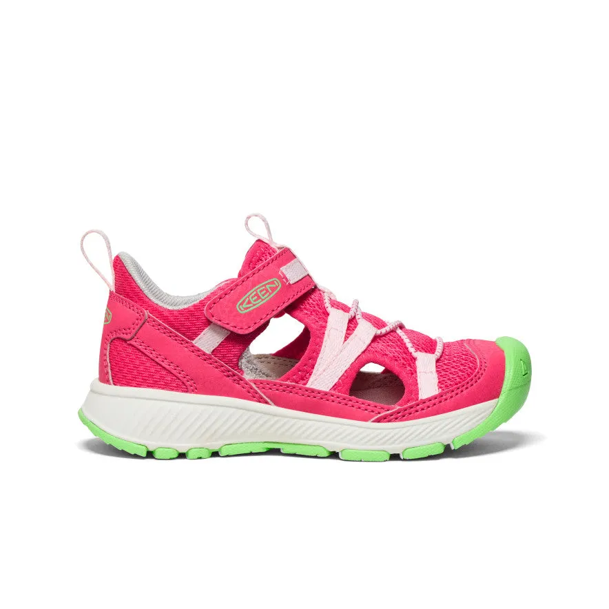 Social Walk Little Kids' Motozoa Sandal  |  Raspberry/Giggle Pink