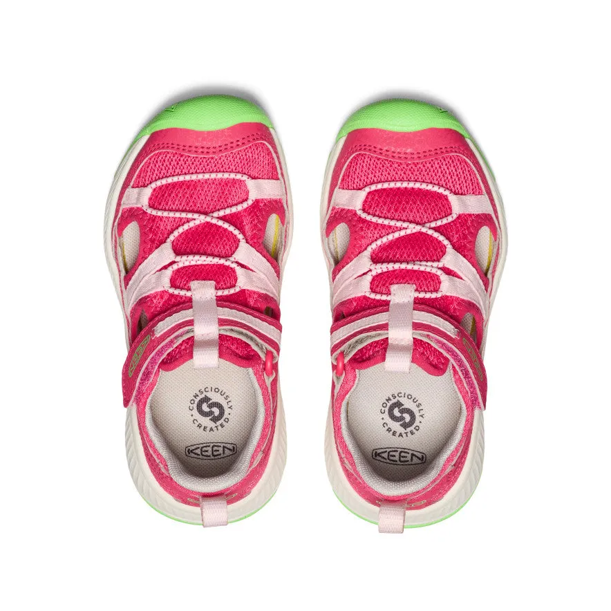 Durable And Comfortable Relaxed Style Little Kids' Motozoa Sandal  |  Raspberry/Giggle Pink