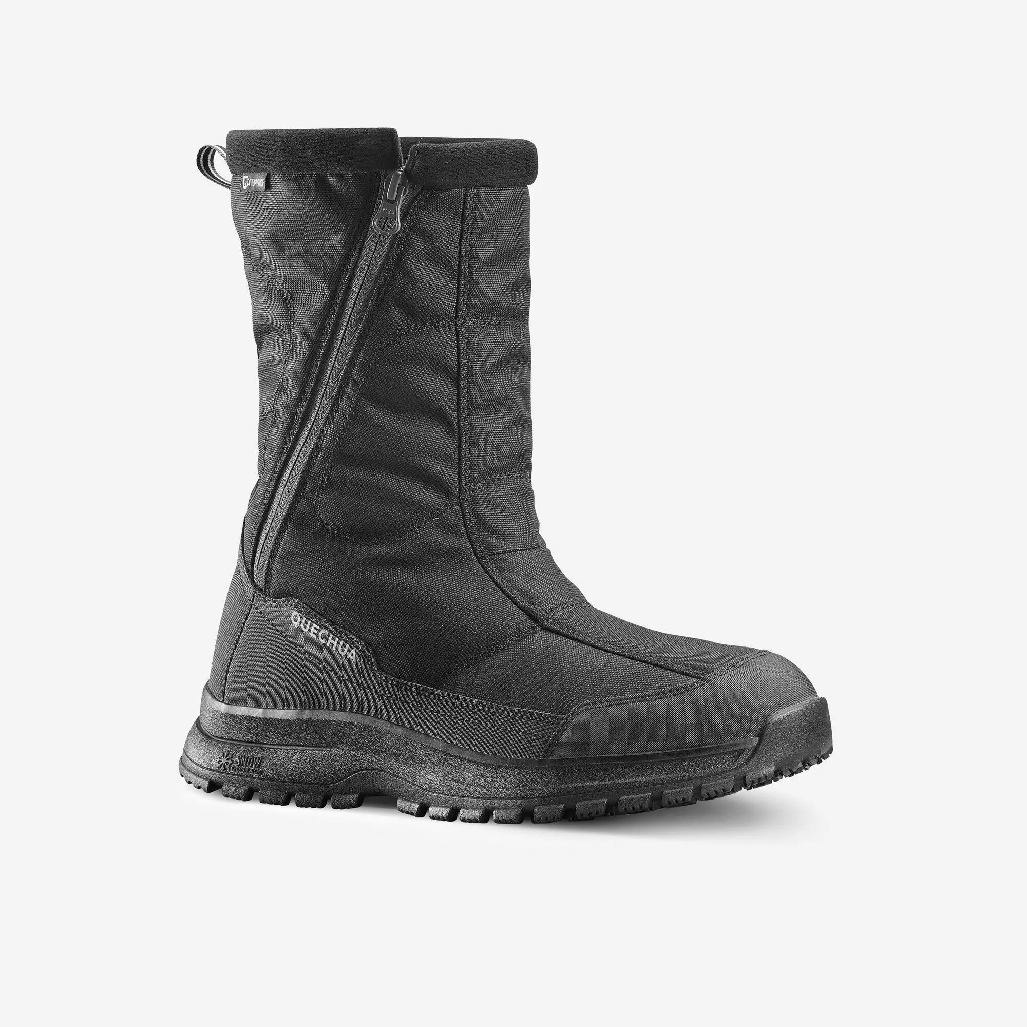 Classic Appearance Comfort Lining Active Nomad Quechua Men's warm waterproof snow hiking boots - SH100 Zip