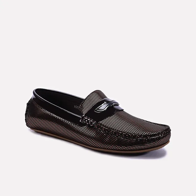 Anytime Wear Brown Loafer Shoes 0130967