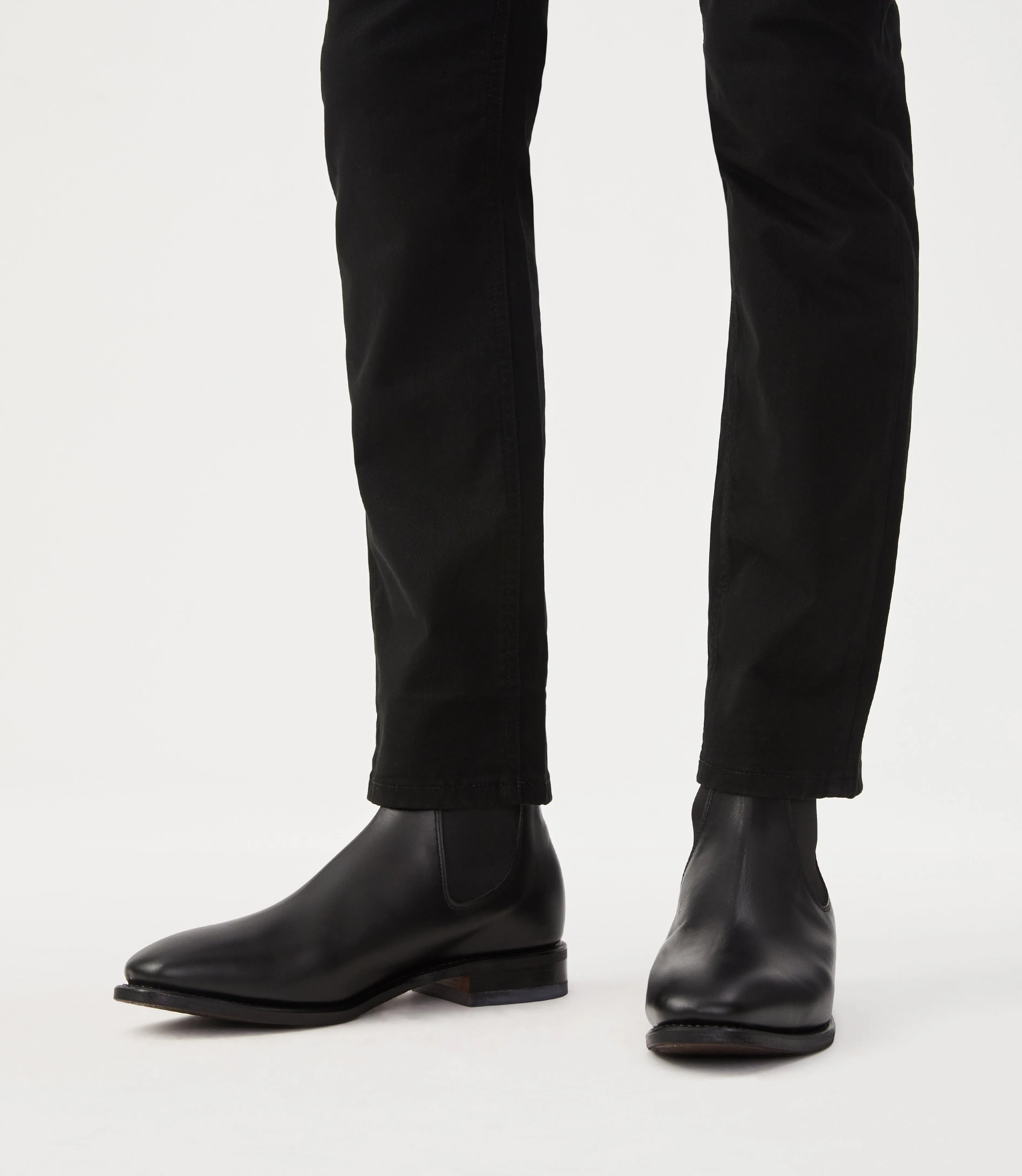 french chic Elastic Collar Comfort Craftsman - Black