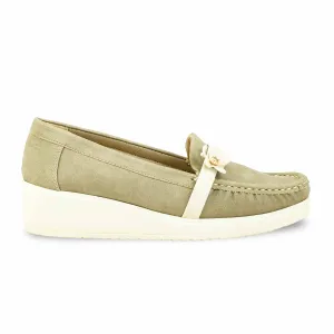 Lightweight Sole City Jog Mehndi Moccasin WN4359