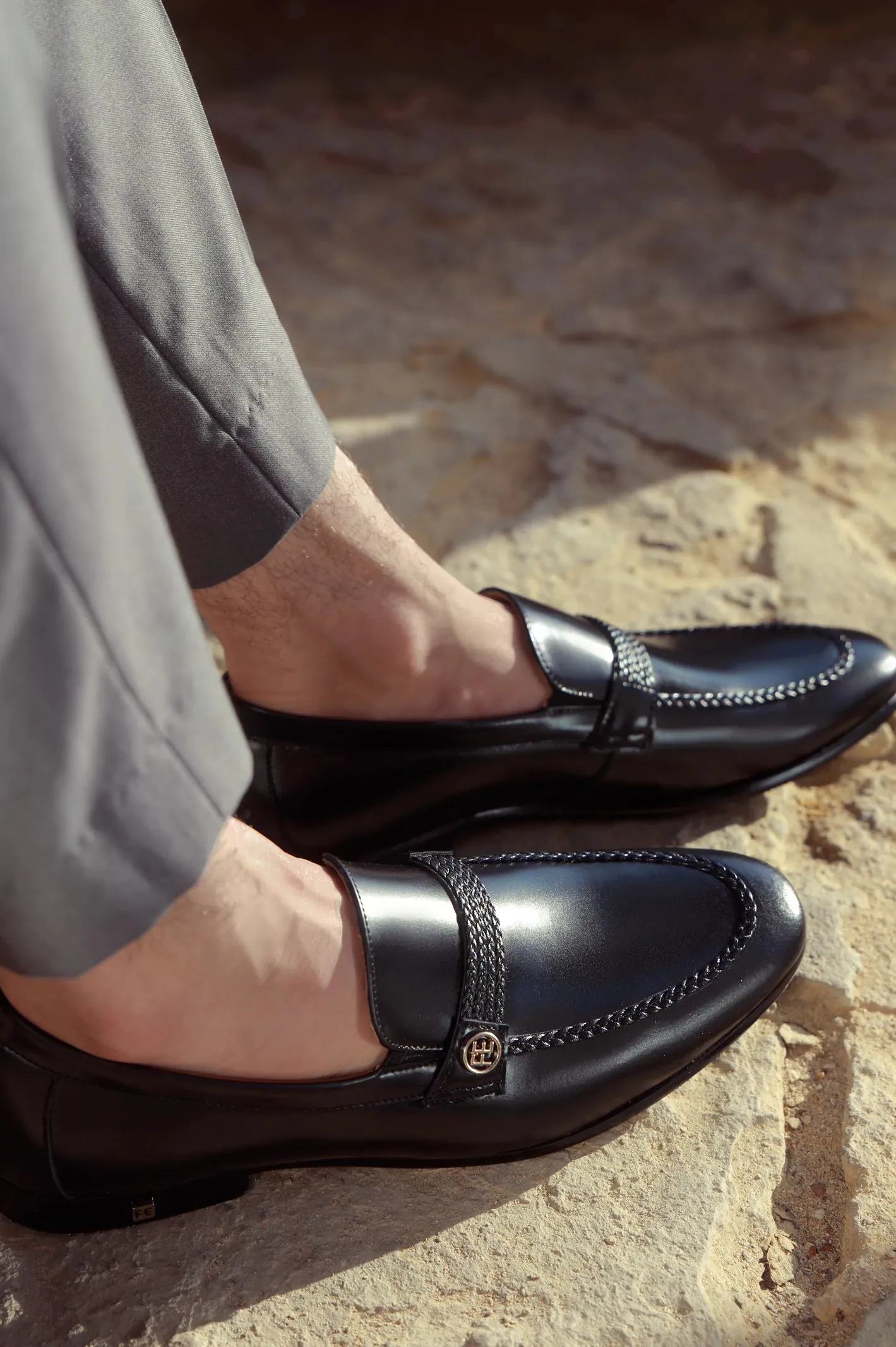 Soft Finish Everyday Luxury Black Formal Moccassins Shoes