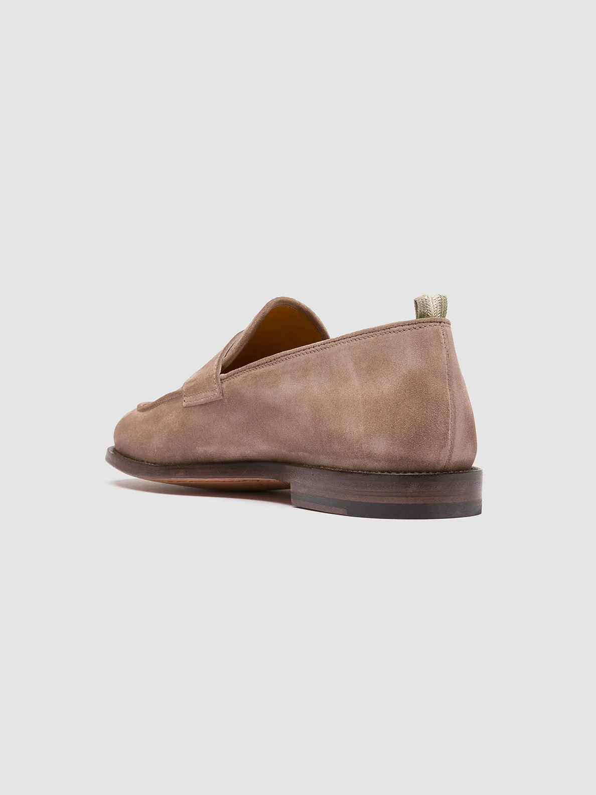 Classic Look Day To Night OPERA 001 - Taupe Suede Penny Loafers