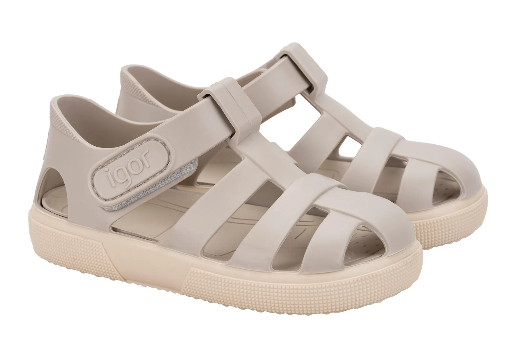 Igor Boy's And Girl's Bay Sandals - Sand Breathable mesh