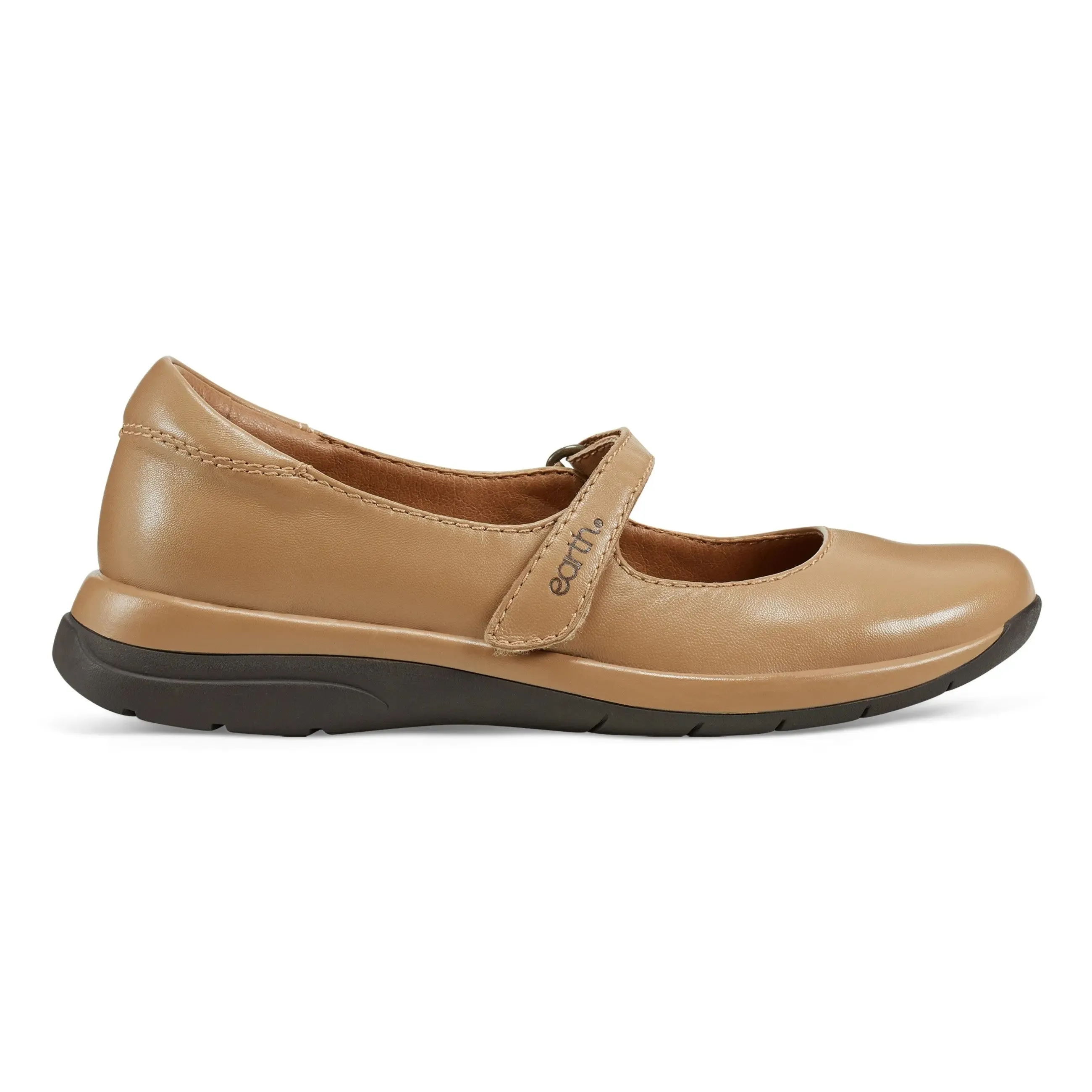 Tose Lug Sole Square Toe Casual Ballet Flats Chase Hike Cushion Boost