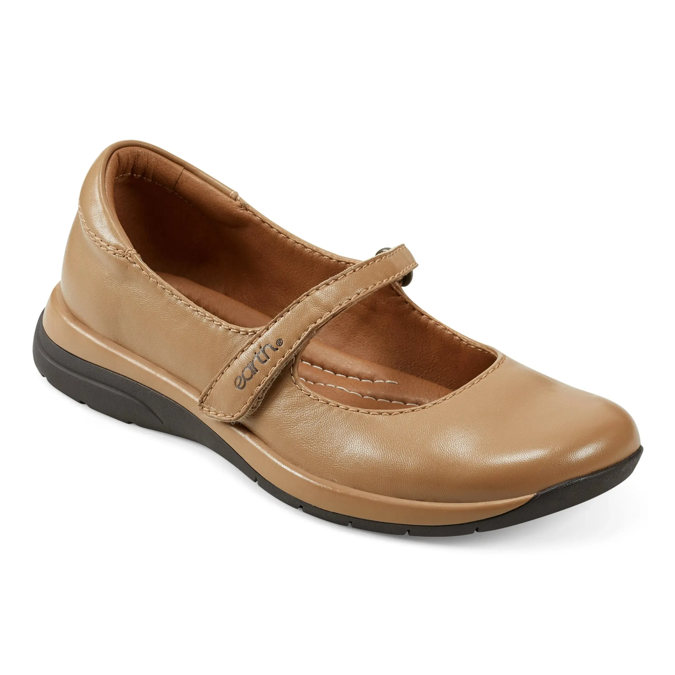 Tose Lug Sole Square Toe Casual Ballet Flats Mid Top Style Foot Care