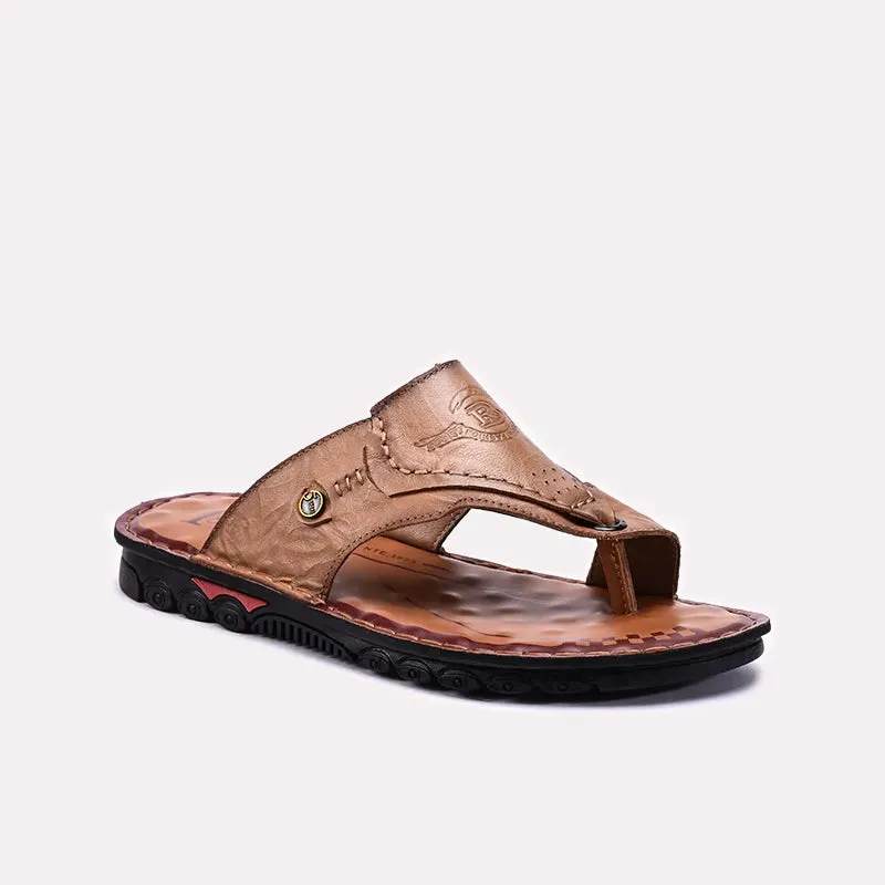 Water-Resistant Slides quick-drying Khaki Mens Casual Slippers 0151143