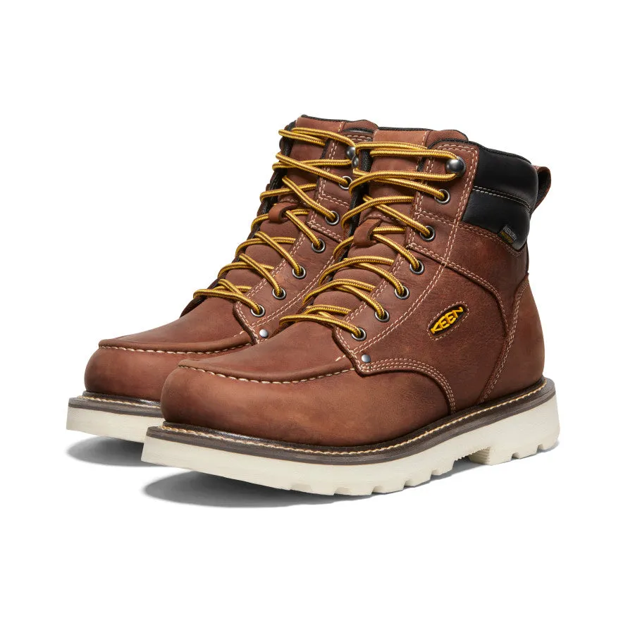 Outdoor Look Men's Cincinnati 6" Waterproof 90?? Heel Boot (Soft Toe)  |  Tuscan Red/Sandshell