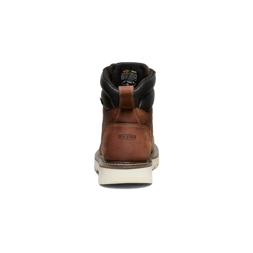 Insulated Mountain Climber Craft Collector Men's Cincinnati 6" Waterproof 90?? Heel Boot (Soft Toe)  |  Tuscan Red/Sandshell