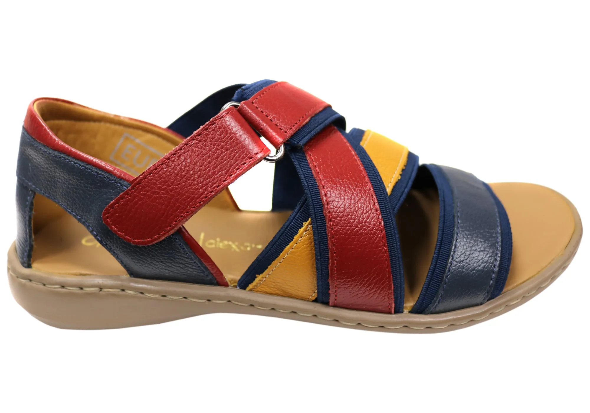 Functional Footwear Opananken Roma Womens Comfortable Brazilian Leather Sandals