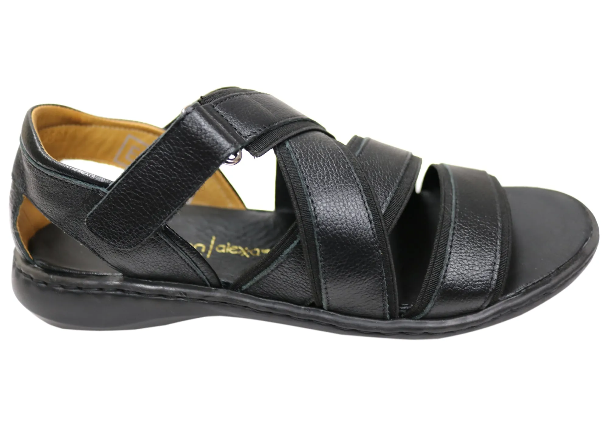 Look Sharp Event Chic Opananken Roma Womens Comfortable Brazilian Leather Sandals