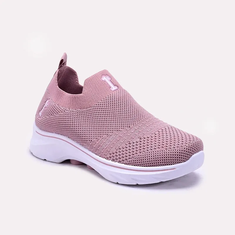 Womens Pink Slip on Sneakers 0440809 Maximum touch Lightweight Use
