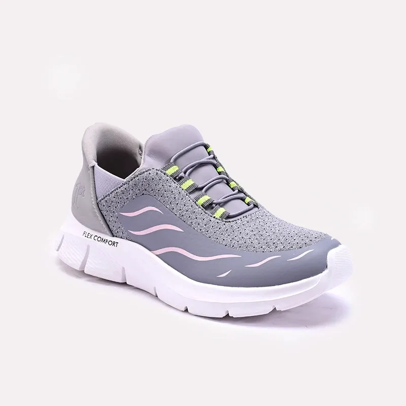 Timeless Look Minimalist Ride Womens Gray Sneakers 0440803
