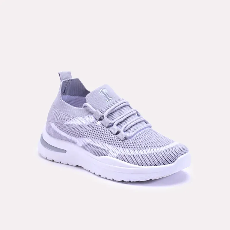 Gwendolyn Gray Perforated Sneakers 0440739 Energy Return Outsole