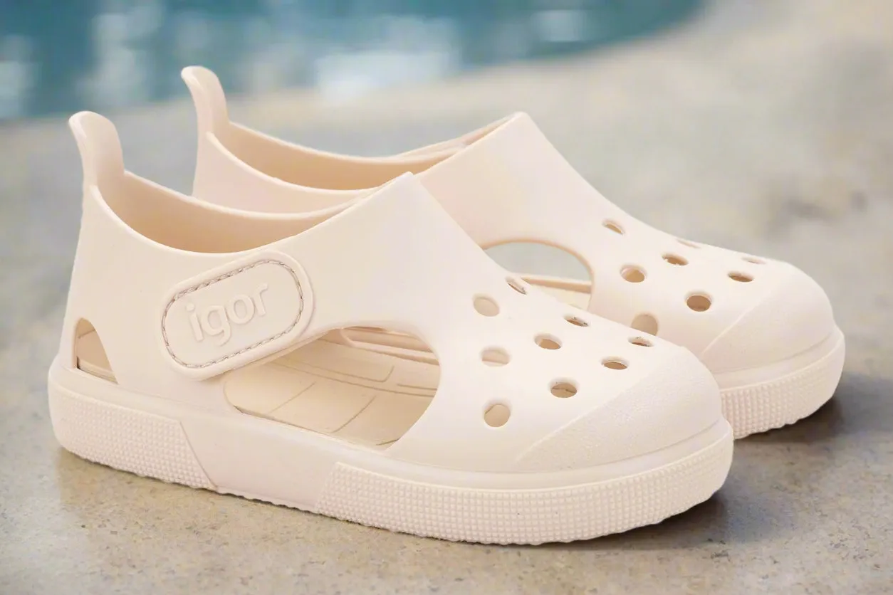 Igor Boy's And Girl's Surfi Sandals - Marfil Breath Ease